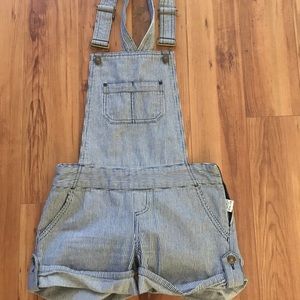 Pinstripe overalls